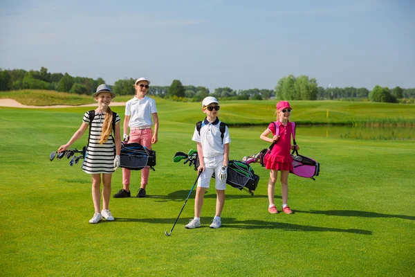 Children golf school — Stock Photo, Image