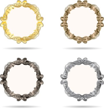 Set Of Metal Çerçeve.