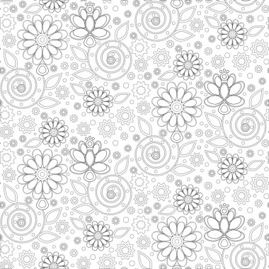 Vektör çiçek deseni