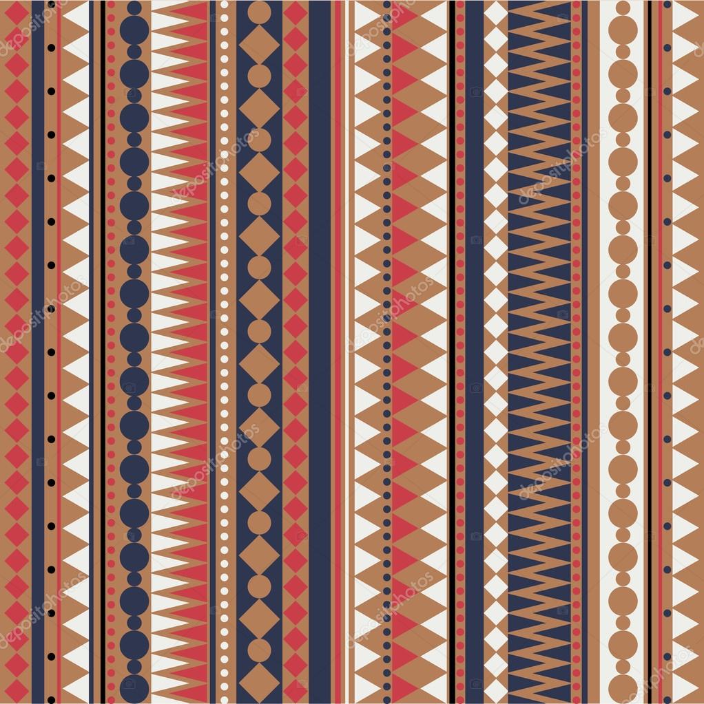 Seamless vector tribal texture pattern