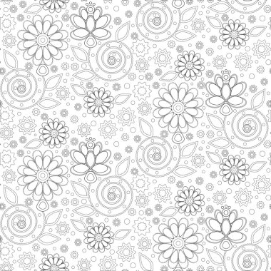 Vektör çiçek deseni