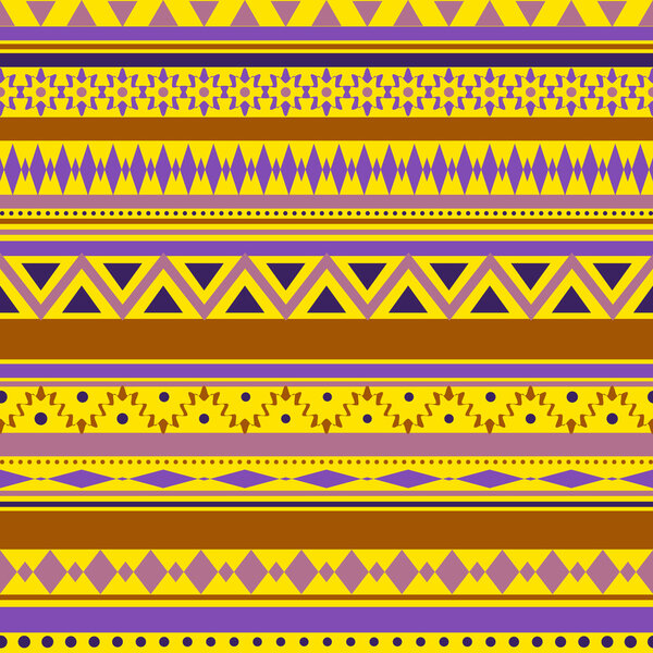 Seamless vector tribal texture pattern