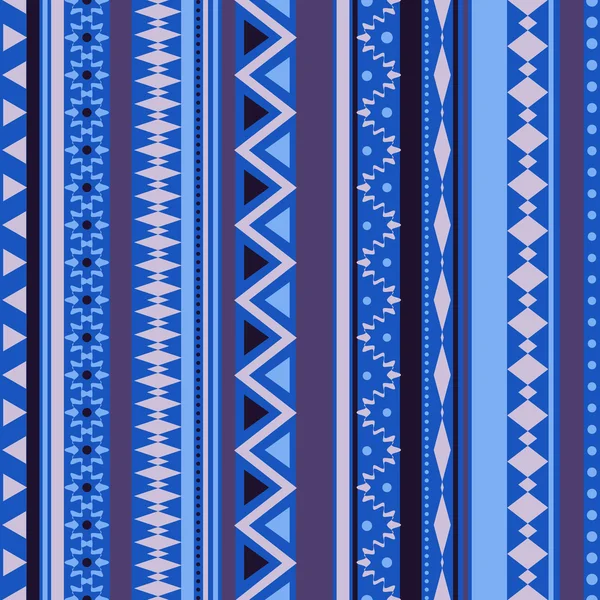 Patrón de textura tribal vector inconsútil — Vector de stock