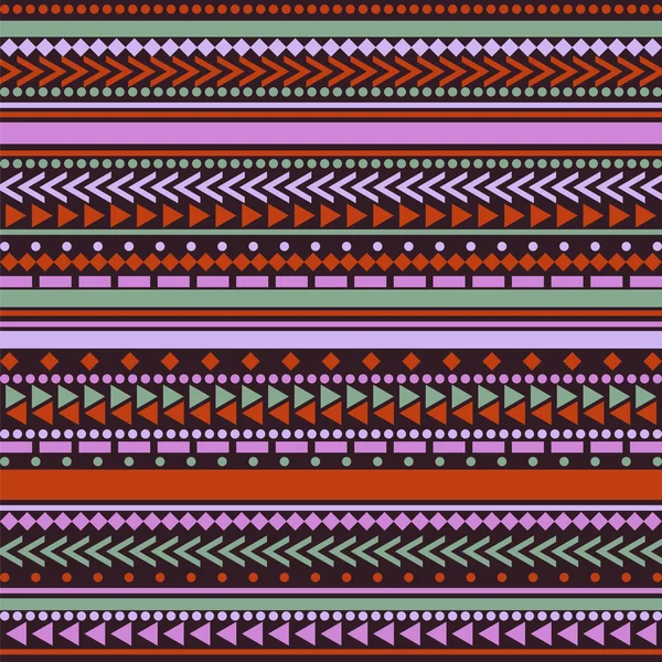 Padrão de textura tribal vetor sem costura —  Vetores de Stock