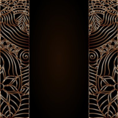 Vintage davetiyeli dantel süs