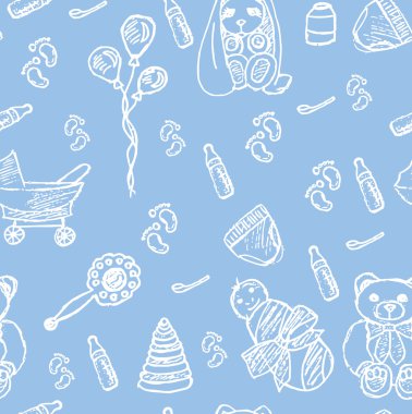 Bebek nesneleri ile Seamless Modeli