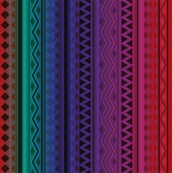 Texture tribale vectorielle sans couture — Image vectorielle