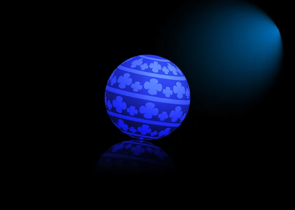 Blue light balls — Stock Photo, Image