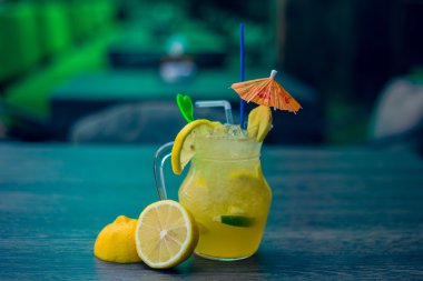 kokteyl limonata parti suyu nane tonik