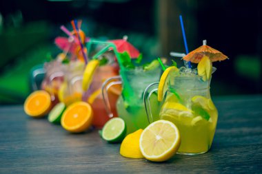 kokteyl limonata parti suyu nane tonik