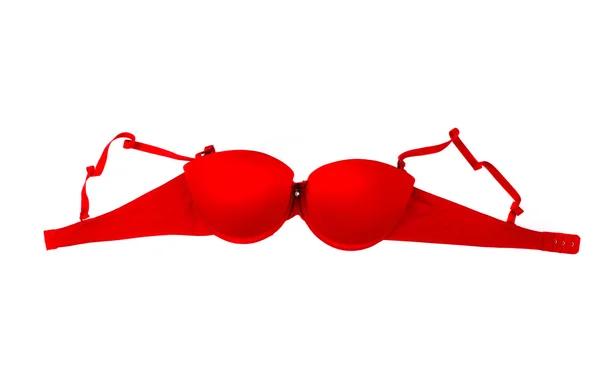 아름 다운 빨간 이브닝 브래지어 — 스톡 사진