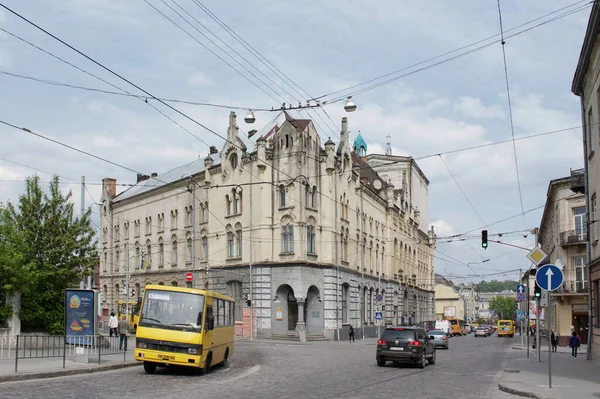 Ősi Ukrán Város Lviv Építészet Régi Városok Ukrajna Világ Régi — Stock Fotó