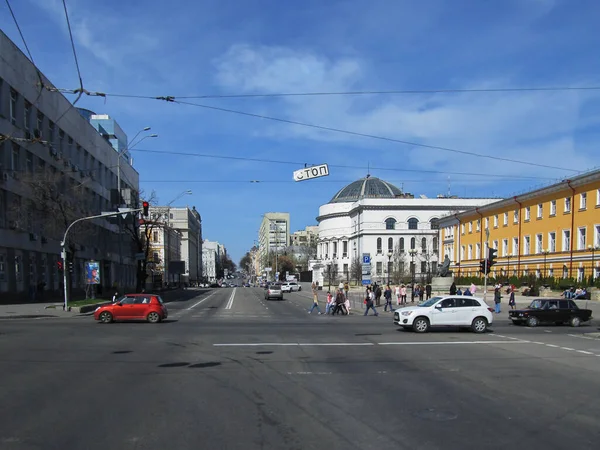 Kyiv Ukrayna Başkenti Ukrayna Nın Antik Şehirleri Şehir Meydanı Meydanlar — Stok fotoğraf