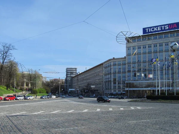 Kiev Capital Ucraniana Ciudades Antiguas Ucrania Calle Plazas Ciudad Ciudades — Foto de Stock