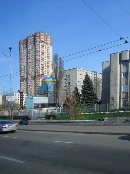 Kiev Oekraïense Hoofdstad Oude Steden Van Oekraïne Stadsstraat Pleinen Steden — Stockfoto