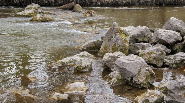 Πηγές Και Ποτάμια Στην Ουκρανία Καθαρό Νερό Γρήγορη Ροή Της — Φωτογραφία Αρχείου