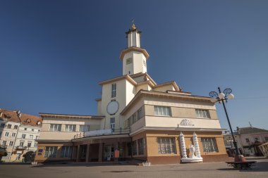 Ivano-Frankivsk Merkezi city, Ukrayna, 2016 yazında. ,