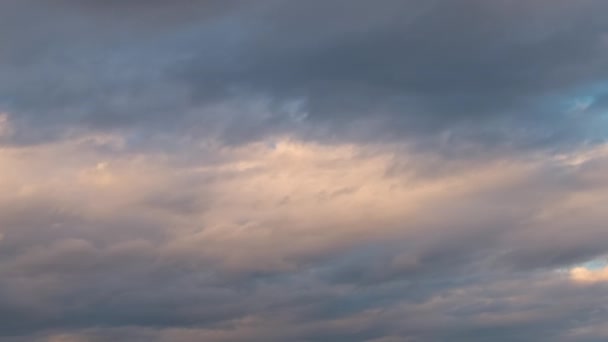 Lapso Tiempo Con Nubes Movimiento Rápido Cielo Azul — Vídeos de Stock