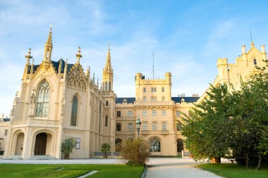 Çek Cumhuriyeti, Moravya 'daki Lednice Şatosu. UNESCO Dünya Mirası Alanı.