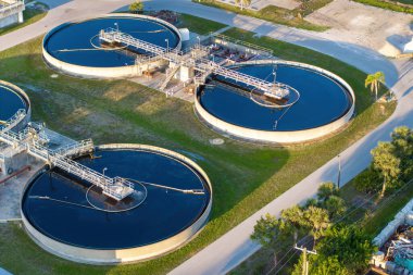 Atık su arıtma tesisi.