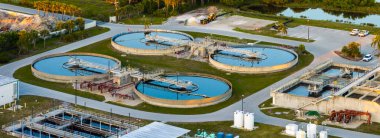 Atık su arıtma tesisi.