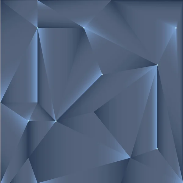 Fondo de vector geométrico abstracto azul oscuro — Vector de stock