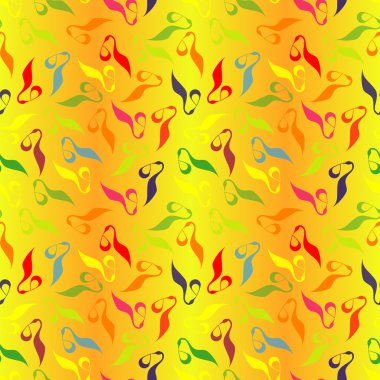 Leylek siluetleri ile Seamless Modeli