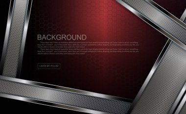 Metalik kenarlıklı ağ bezelleri ile Burgundy tasarımı