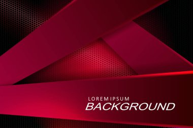 Eğik çizgili, ağ örgülü, soyut kırmızı koyu renk tasarımı.