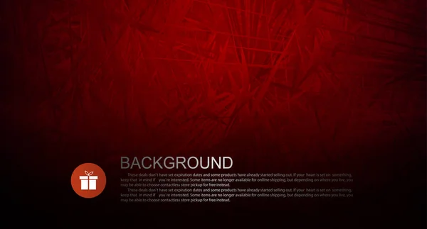 Ilustración Texturizada Rojo Formas Abstractas Como Espinas — Vector de stock