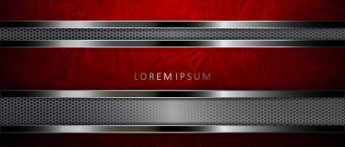 Eğim dokusuna sahip kırmızı arkaplan, kenarlık ile yatay ağ örgüsü