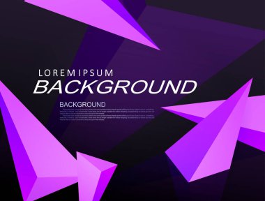 Açık mor üçgenli siyah bileşim..