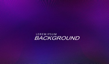 Mavi ve morun gradyanı, ince kıvrımlı dalgalı çizgiler..