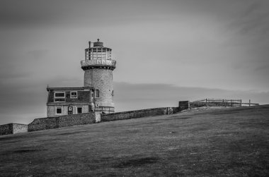 Fransa 'nın kuzeyindeki deniz feneri.