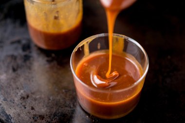 Caramel Sauce dripping clipart