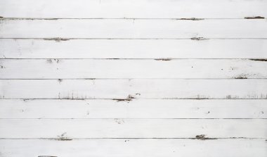 Distressed white wood texture background