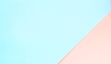 Simple minimalist background with pastel blue and pink 