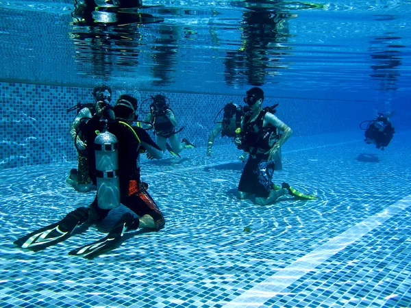 Diver Course in school — Stock Photo, Image