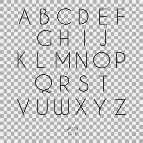 Thin font. Futuristic font. Cosmic Font. Vector alphabet set. Minimal. Latin alphabet letters on a blurred vintage background. Hipster font, typeface, typography, typewriter. — Διανυσματικό Αρχείο