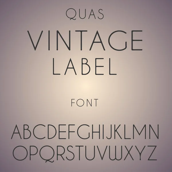 Thin font. Futuristic font. Cosmic Font. Vector alphabet set. Minimal. Latin alphabet letters on a blurred vintage background. Hipster font, typeface, typography, typewriter. — Διανυσματικό Αρχείο
