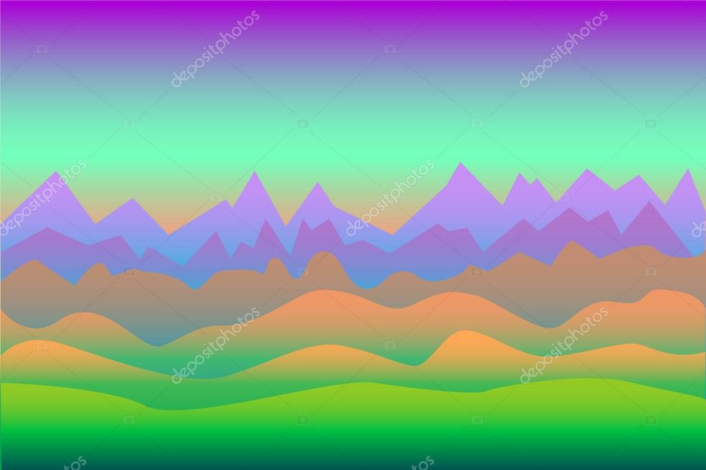 霓虹色超现实主义风景矢量背景 图库矢量图像 C Davdeka 霓虹色超现实主义风景矢量背景 图库矢量图像 C Davdeka
