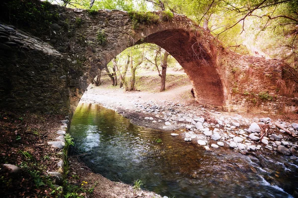 Středověkého benátského mostu — Stock fotografie