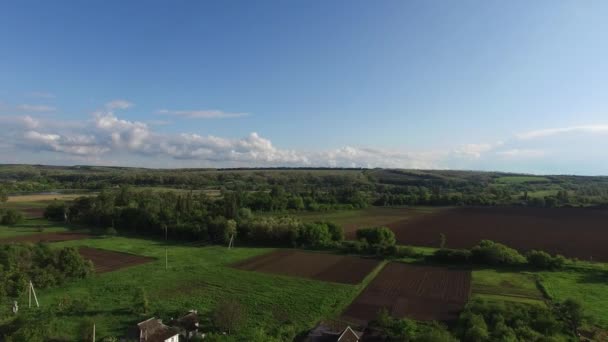 Vista aérea panorámica — Vídeo de stock