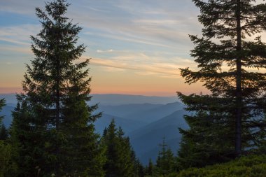Günbatımı, Ukraynalı Karpatlar