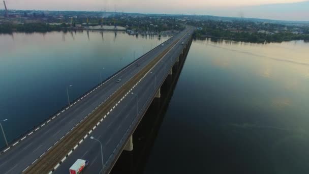 Latające nad stare obszary przemysłowe — Wideo stockowe