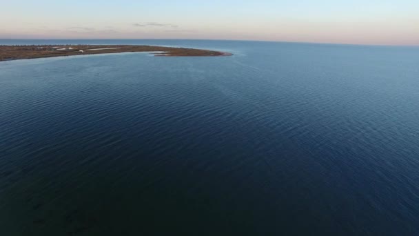 Veduta aerea della penisola — Video Stock