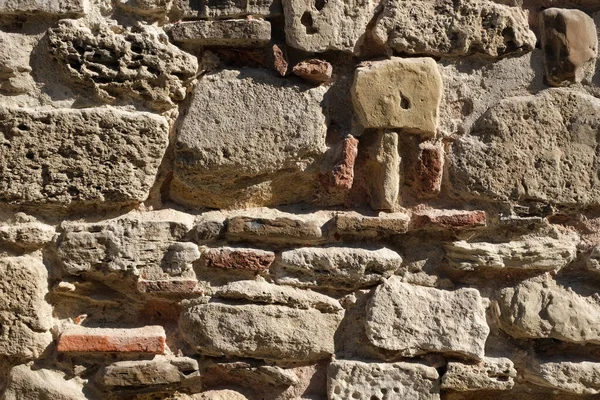 Oude Stenen Muur Achtergrond Muren Van Oude Muur — Stockfoto