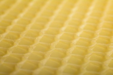 Arkaplan olarak bal peteği makrosu. Arıcılık ürünleri. Apioterapi