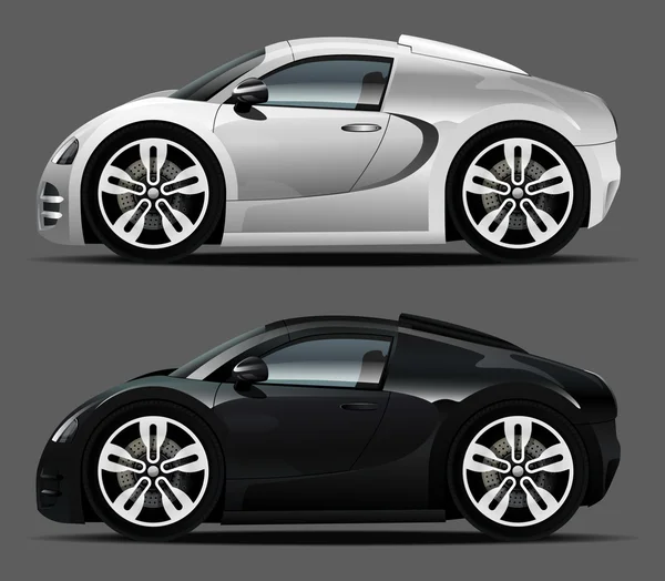 Vektör modern çizgi film Araba, spor araba