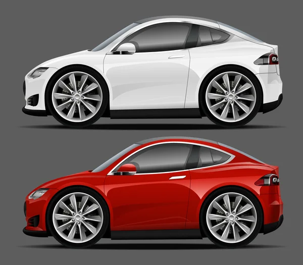 Vektör modern çizgi film Araba, spor araba